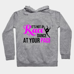 Black Ballerina Run Your Race Hoodie